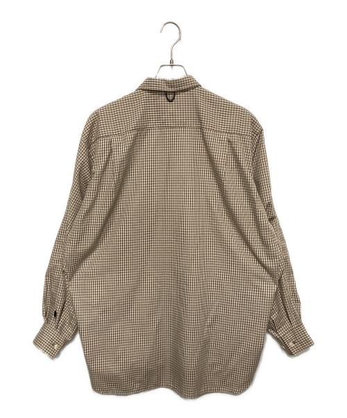 DAIWA PIER39（ダイワ ピア39）DAIWA PIER39 (ダイワ ピア39) テックレギュラーカラーシャツ ブラウン サイズ:Ｍの古着・服飾アイテム