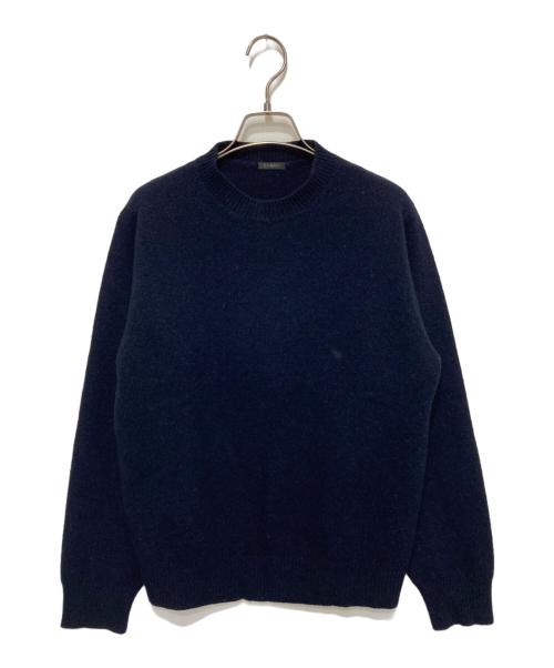 COMOLI（コモリ）COMOLI (コモリ) ラムズウールクルーネックニット ネイビー サイズ:2の古着・服飾アイテム
