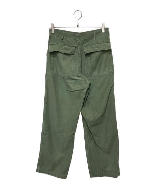 US ARMY（ユーエスアーミー）US ARMY (ユーエスアーミー) ヴィンテージベイカーパンツ グリーン サイズ:32×31の古着・服飾アイテム