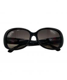 GUCCI（グッチ）の古着「インターロッキングG ウェブ シェリーライン サングラス」｜ブラック