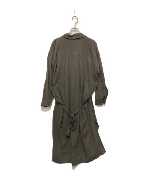 Vivienne Westwood ANGLOMANIA（ヴィヴィアンウエストウッドアングロマニア）VIVIENNE WESTWOOD ANGLOMANIA (ヴィヴィアンウエストウッドアングロマニア) シャツワンピース オリーブ サイズ:38の古着・服飾アイテム