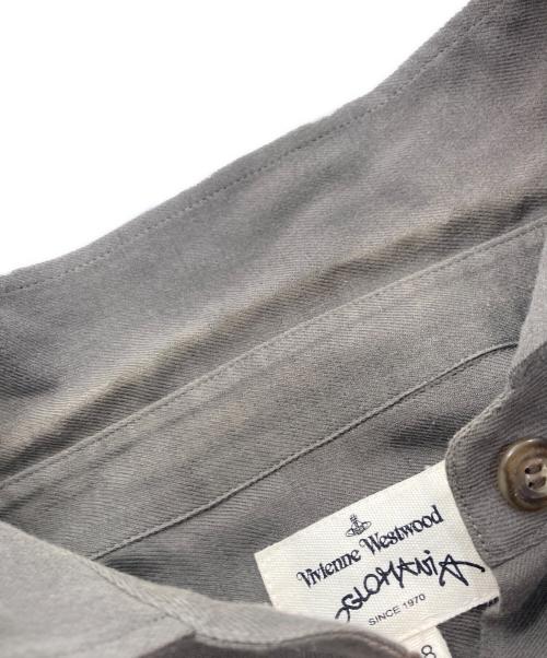 Vivienne Westwood ANGLOMANIA（ヴィヴィアンウエストウッドアングロマニア）VIVIENNE WESTWOOD ANGLOMANIA (ヴィヴィアンウエストウッドアングロマニア) シャツワンピース オリーブ サイズ:38の古着・服飾アイテム
