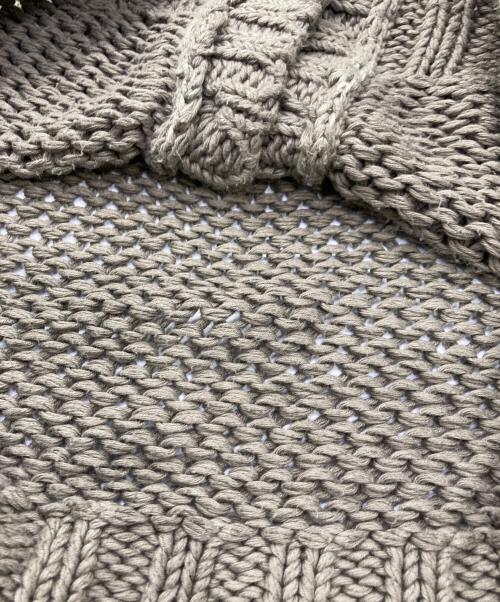 BALMAIN（バルマン）BALMAIN (バルマン) エンブレムボタン コットンカーディガン グリーン サイズ:Ｓの古着・服飾アイテム
