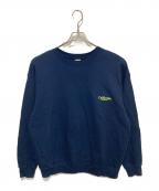 CGSカリフォルニア ジェネラルストア）の古着「ストア プリント オーガニック スウェット クルーネック」｜ネイビー