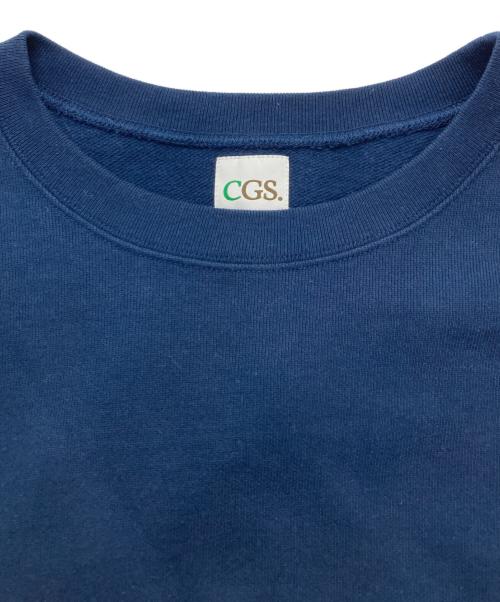 CGS（カリフォルニア ジェネラルストア）CGS (カリフォルニア ジェネラルストア) ストア プリント オーガニック スウェット クルーネック ネイビー サイズ:Lの古着・服飾アイテム