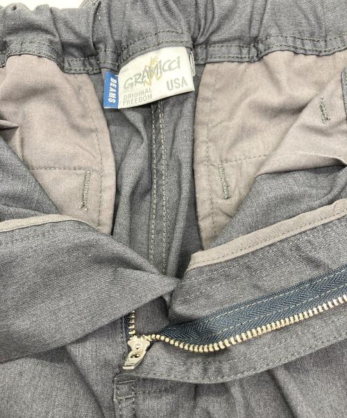 GRAMICCI（グラミチ）GRAMICCI (グラミチ) BEAMS (ビームス) 別注 ギャバジンパッカリングパンツ グレー サイズ:Ｍの古着・服飾アイテム