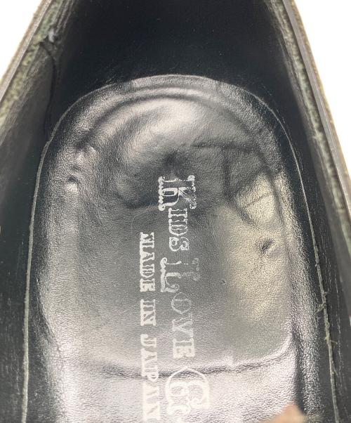 KIDS LOVE GAITE（キッズラブゲイト）KIDS LOVE GAITE (キッズラブゲイト) ダブルモンクストラップシューズ ブラック サイズ:8の古着・服飾アイテム