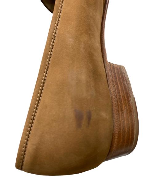 Salvatore Ferragamo（サルヴァトーレ フェラガモ）Salvatore Ferragamo (サルヴァトーレ フェラガモ) スウェード ガンチーニビットローファー ブラウン サイズ:7 1/2 Dの古着・服飾アイテム