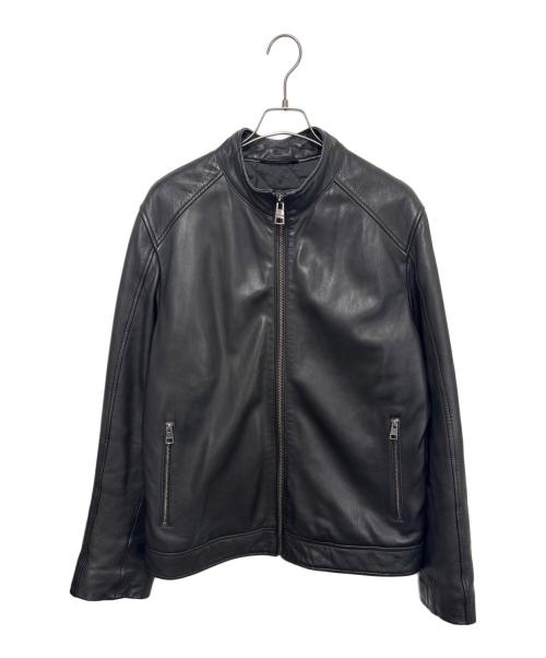 DANIER（ダニエ）DANIER (ダニエ) シングルライダースジャケット ブラック サイズ:Lの古着・服飾アイテム