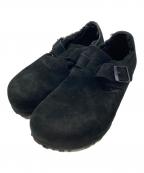 BIRKENSTOCKビルケンシュトック）の古着「ファーシューズ」｜ブラック