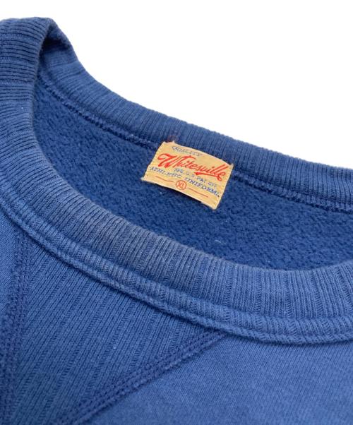 whitesville（ホワイツビル）WHITESVILLE (ホワイツビル) プリントスウェット ネイビー サイズ:XLの古着・服飾アイテム