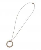 TIFFANY & Co.ティファニー）の古着「ナローサークルネックレス」｜シルバー