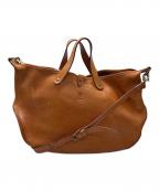 CI-VAチーバ）の古着「レザー2WAYショルダーバッグ」｜ブラウン