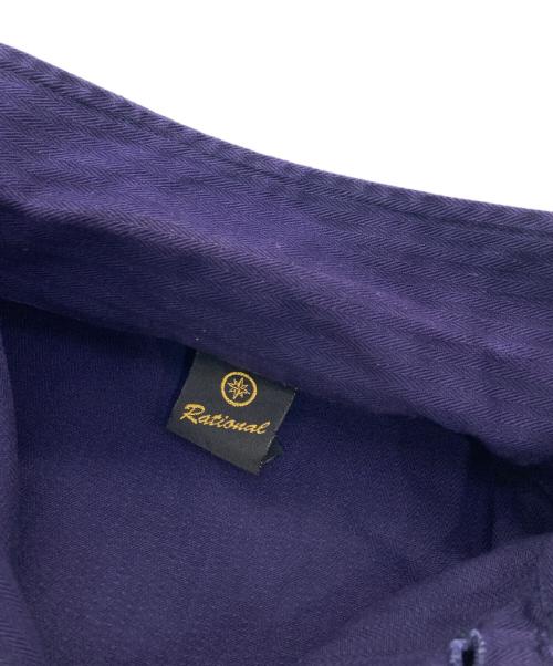 RATIONAL（ラショナル）RATIONAL (ラショナル) ユーロワークジャケット / カバーオール ブルー サイズ:50の古着・服飾アイテム
