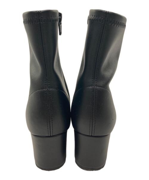 BEAUTY&YOUTH（ビューティーアンドユース）BEAUTY&YOUTH (ビューティーアンドユース) スクエアトゥブーツ ブラック サイズ:37の古着・服飾アイテム