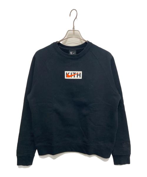 NIKE（ナイキ）NIKE (ナイキ) KITH (キス) ニューヨークニックス クルーネック スウェット ブラック サイズ:Ｓの古着・服飾アイテム