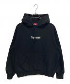 SUPREMEシュプリーム）の古着「ボックスロゴ フーデッドスウェットシャツ」｜ブラック