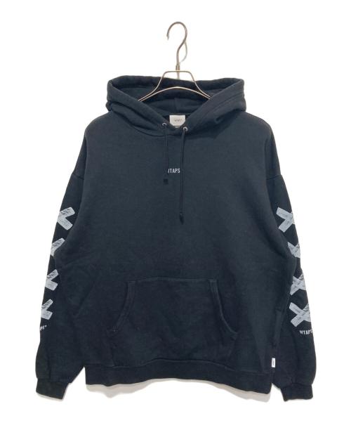 WTAPS（ダブルタップス）WTAPS (ダブルタップス) クロスプリントパーカー ブラック サイズ:5の古着・服飾アイテム