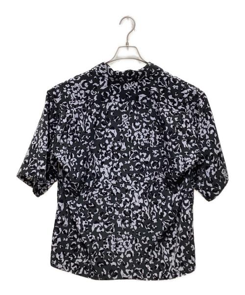 BEAMS（ビームス）BEAMS (ビームス) プリント ルーズフィット オープンカラーシャツ グレー サイズ:Ｓの古着・服飾アイテム