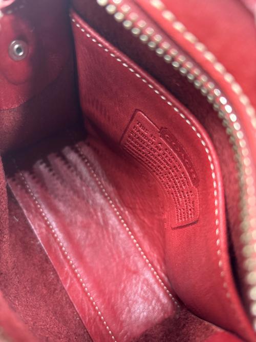 COACH（コーチ）COACH (コーチ) ショルダーバッグ レッドの古着・服飾アイテム