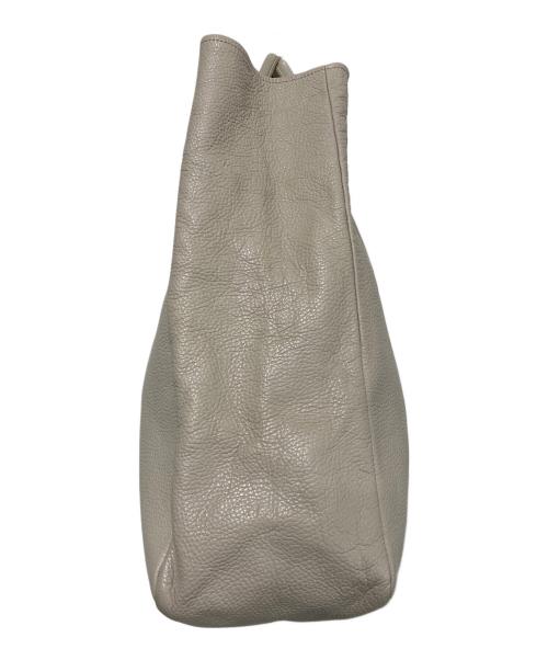 YOUNG & OLSEN The DRYGOODS STORE（ヤングアンドオルセン ザ ドライグッズストア）YOUNG & OLSEN The DRYGOODS STORE (ヤングアンドオルセン ザ ドライグッズストア) レザートートバッグ ベージュの古着・服飾アイテム