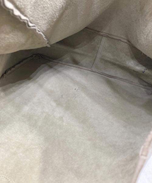 YOUNG & OLSEN The DRYGOODS STORE（ヤングアンドオルセン ザ ドライグッズストア）YOUNG & OLSEN The DRYGOODS STORE (ヤングアンドオルセン ザ ドライグッズストア) レザートートバッグ ベージュの古着・服飾アイテム