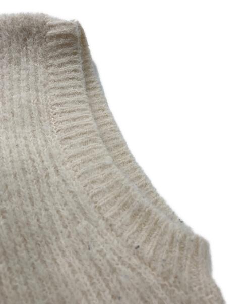 THE SHISHIKUI（シシクイ）THE SHISHIKUI (シシクイ) ノースリーブアルパカニットワンピース アイボリー サイズ:FREEの古着・服飾アイテム