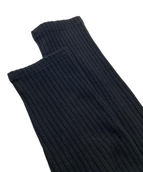 MURRAL（ミューラル）MURRAL (ミューラル) リブカットソーワンピース ブラック サイズ:1の古着・服飾アイテム