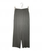 BEAUTY&YOUTH UNITED ARROWSビューティーアンドユースユナイテッドアローズ）の古着「ポプリン 2タック ラップパンツ -ウォッシャブル-」｜グレー