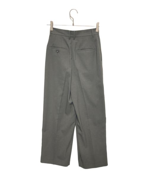 BEAUTY&YOUTH UNITED ARROWS（ビューティーアンドユースユナイテッドアローズ）BEAUTY&YOUTH UNITED ARROWS (ビューティーアンドユースユナイテッドアローズ) ポプリン 2タック ラップパンツ -ウォッシャブル- グレー サイズ:XSの古着・服飾アイテム