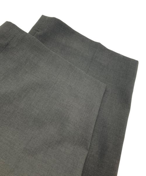 BEAUTY&YOUTH UNITED ARROWS（ビューティーアンドユースユナイテッドアローズ）BEAUTY&YOUTH UNITED ARROWS (ビューティーアンドユースユナイテッドアローズ) ポプリン 2タック ラップパンツ -ウォッシャブル- グレー サイズ:XSの古着・服飾アイテム