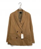 Spick and Spanスピックアンドスパン）の古着「ウールブレンドダブルブレストジャケット」｜ブラウン