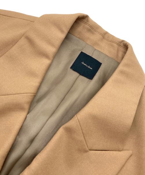 Spick and Span（スピック＆スパン）Spick and Span (スピックアンドスパン) ウールブレンドダブルブレストジャケット ブラウン サイズ:38の古着・服飾アイテム
