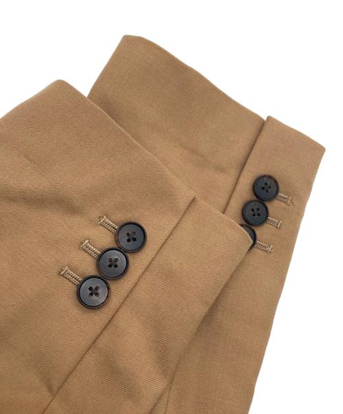 Spick and Span（スピック＆スパン）Spick and Span (スピックアンドスパン) ウールブレンドダブルブレストジャケット ブラウン サイズ:38の古着・服飾アイテム