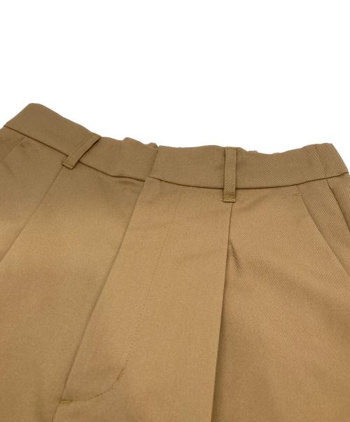 JOURNAL STANDARD relume（ジャーナルスタンダード レリューム）JOURNAL STANDARD relume (ジャーナルスタンダード レリューム) ストレッチツイルタックパンツ ブラウン サイズ:38の古着・服飾アイテム