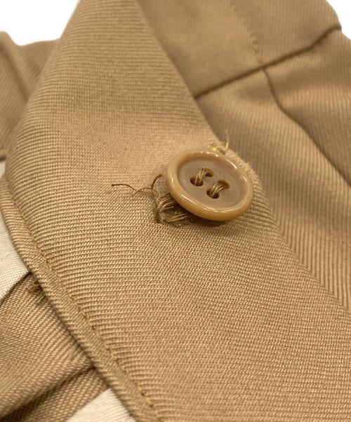 JOURNAL STANDARD relume（ジャーナルスタンダード レリューム）JOURNAL STANDARD relume (ジャーナルスタンダード レリューム) ストレッチツイルタックパンツ ブラウン サイズ:38の古着・服飾アイテム