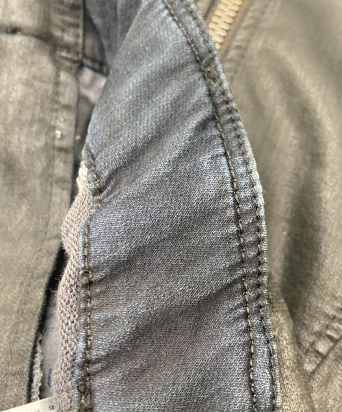 DIESEL（ディーゼル）DIESEL (ディーゼル) コーティングダブルライダースジャケット ブラック サイズ:XSの古着・服飾アイテム