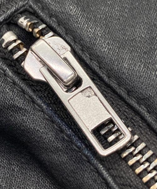 DIESEL（ディーゼル）DIESEL (ディーゼル) コーティングダブルライダースジャケット ブラック サイズ:XSの古着・服飾アイテム