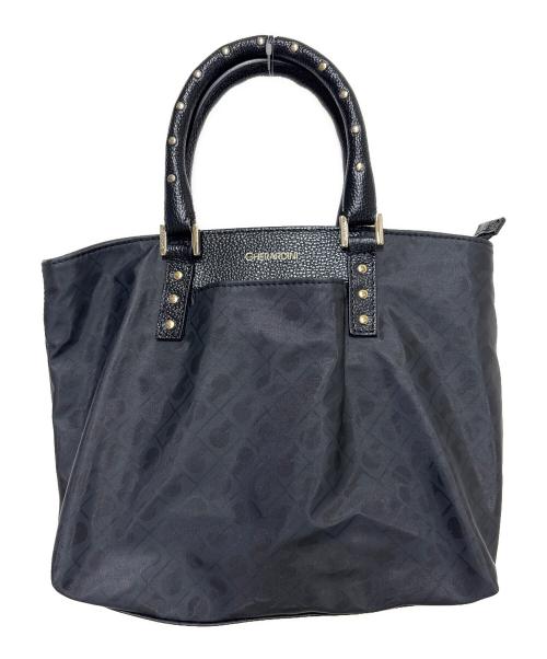 GHERARDINI（ゲラルディーニ）GHERARDINI (ゲラルディーニ) ロゴモチーフ2WAYトートバッグ ブラックの古着・服飾アイテム