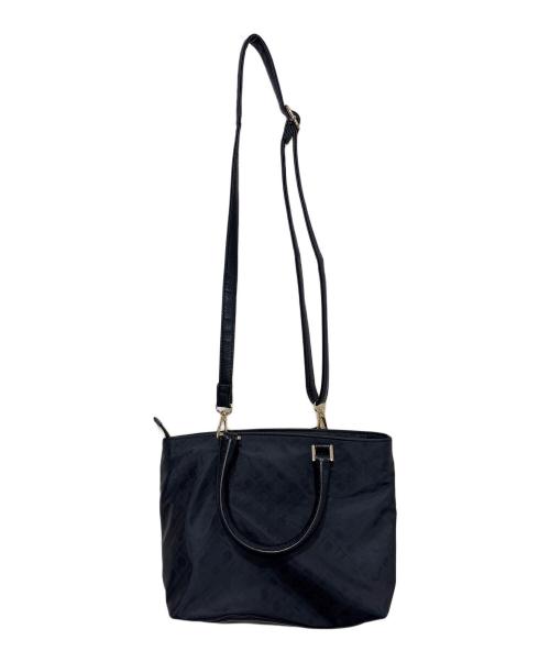 GHERARDINI（ゲラルディーニ）GHERARDINI (ゲラルディーニ) ロゴモチーフ2WAYトートバッグ ブラックの古着・服飾アイテム