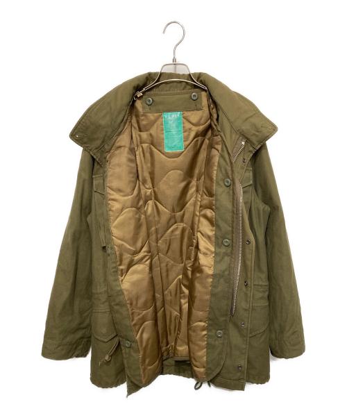 HOUSTON（ヒューストン）HOUSTON (ヒューストン) M65 ライナー付き フィールドジャケット オリーブ サイズ:Ｍの古着・服飾アイテム