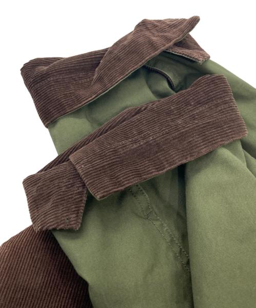 saby（サバイ）saby (サバイ) オイルドクロスジャケット-ブリティッシュ・ミラレーン オリーブ サイズ:Lの古着・服飾アイテム