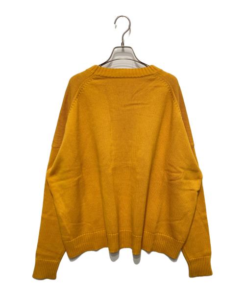 journal standard luxe（ジャーナルスタンダード ラックス）JOURNAL STANDARD LUXE (ジャーナルスタンダード ラックス) COTTONテンジク クルーネックプルオーバー イエロー サイズ:FREEの古着・服飾アイテム