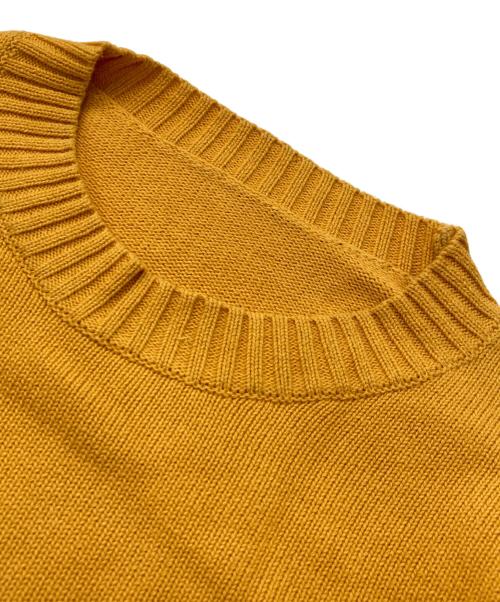 journal standard luxe（ジャーナルスタンダード ラックス）JOURNAL STANDARD LUXE (ジャーナルスタンダード ラックス) COTTONテンジク クルーネックプルオーバー イエロー サイズ:FREEの古着・服飾アイテム