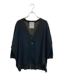 BEARDSLEY（ビアズリー）の古着「サラッとVネックカーディガン」｜グレー