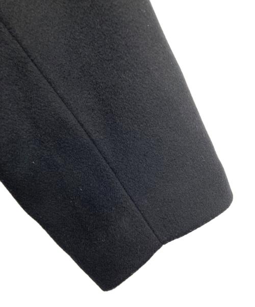 JOURNAL STANDARD（ジャーナルスタンダード）JOURNAL STANDARD (ジャーナルスタンダード) スーパー140ビーバーノーカラーショートコート ブラック サイズ:36の古着・服飾アイテム