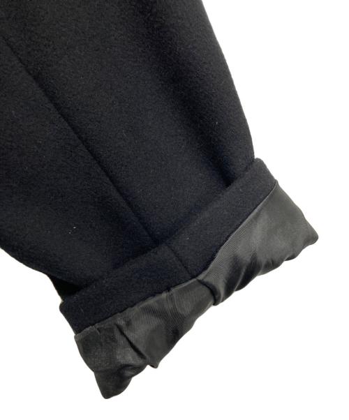 JOURNAL STANDARD（ジャーナルスタンダード）JOURNAL STANDARD (ジャーナルスタンダード) スーパー140ビーバーノーカラーショートコート ブラック サイズ:36の古着・服飾アイテム