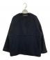 JOURNAL STANDARD（ジャーナルスタンダード）の古着「スーパー140ビーバーノーカラーショートコート」｜ブラック