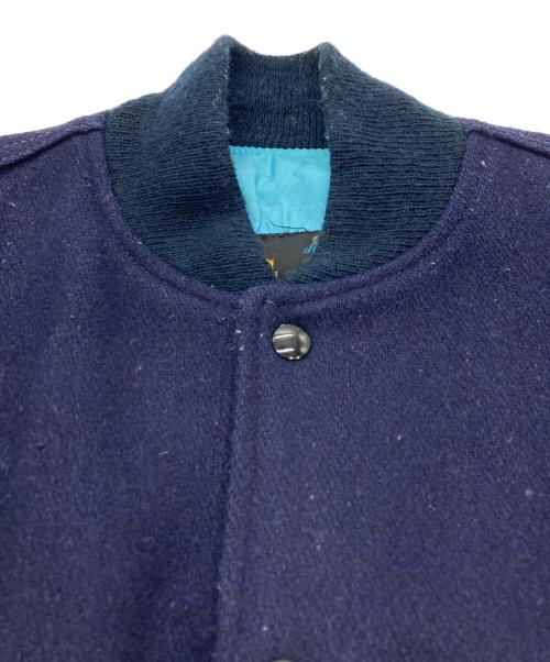 Champion（チャンピオン）Champion (チャンピオン) 70's 袖レザースタジャン ネイビー サイズ:Ｍの古着・服飾アイテム