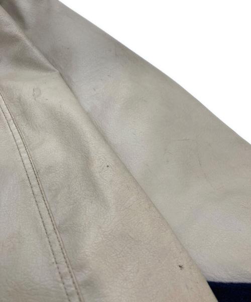 Champion（チャンピオン）Champion (チャンピオン) 70's 袖レザースタジャン ネイビー サイズ:Ｍの古着・服飾アイテム